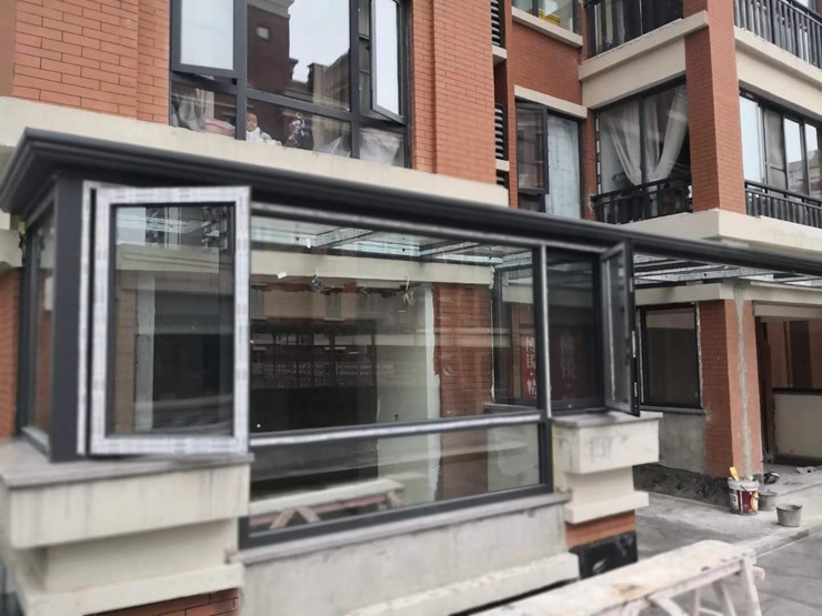 华润国际阳光雨棚案例